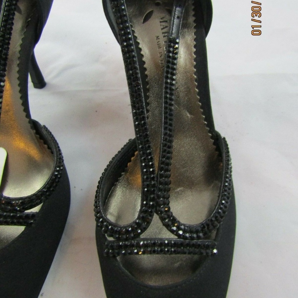 MARTIN CLAY Rhinestones Pointy Toe Pumps - Picture 6 of 7